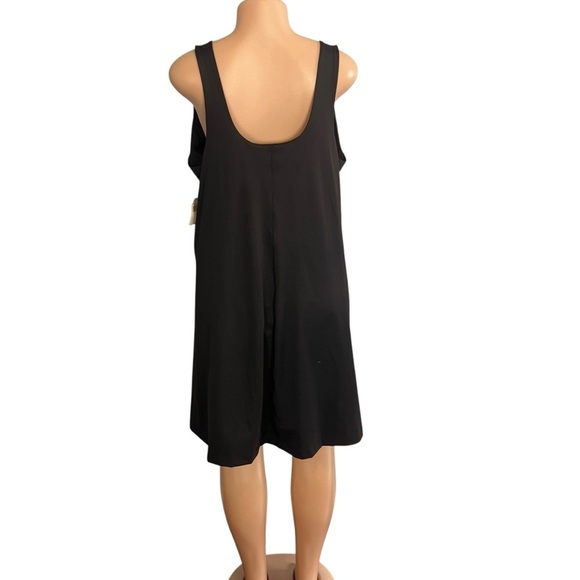 Old Navy Black PowerSoft Sleeveless Shelf-Bra Support Dress - Picture 7 of 9